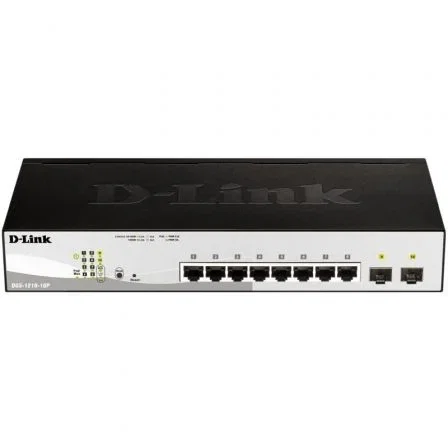 D-Link DGS-1210-10P/E Switch de red 10 puertos Gigabit con PoE y SFP